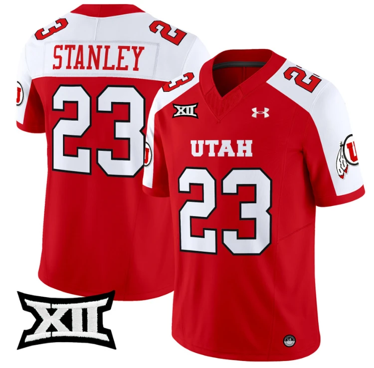 Dijon Stanley Jersey #23 Utah Utes Vapor Limited College Football Stitched Red Alternate by My Store