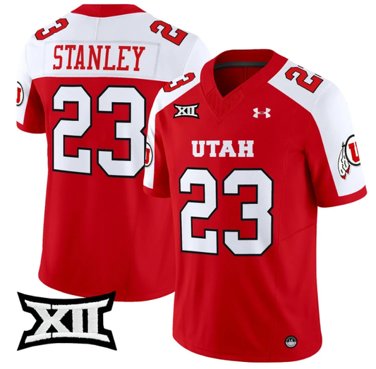 Dijon Stanley Jersey #23 Utah Utes Vapor Limited College Football Stitched Red Alternate by My Store