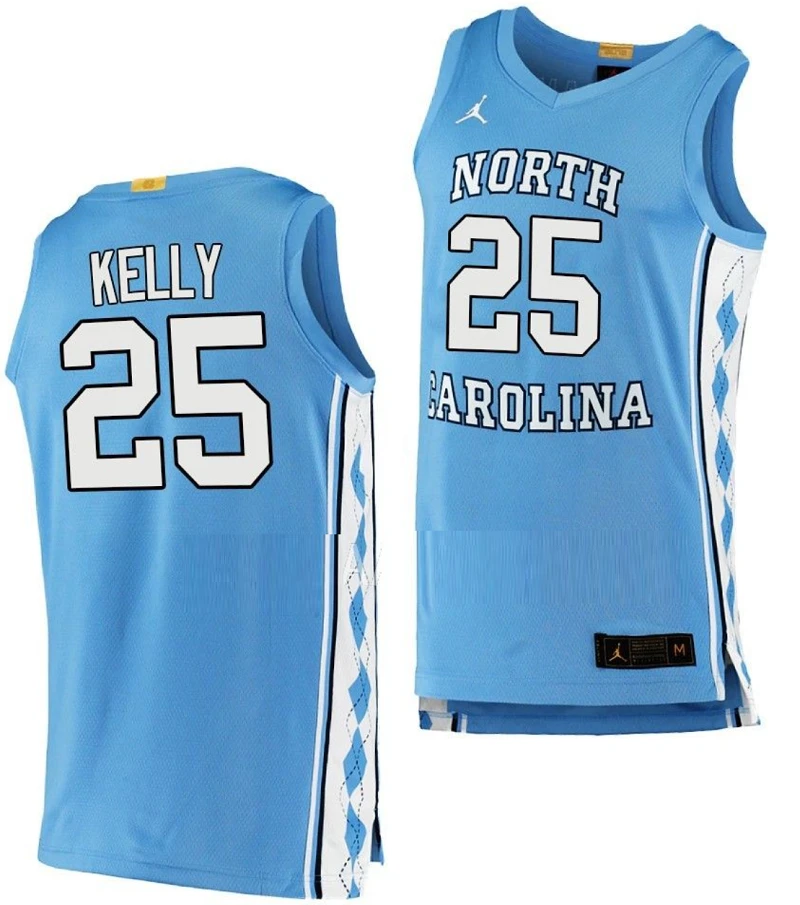 Deja Kelly Jersey #25 North Carolina Tar Heels College Basketball by My store basketball