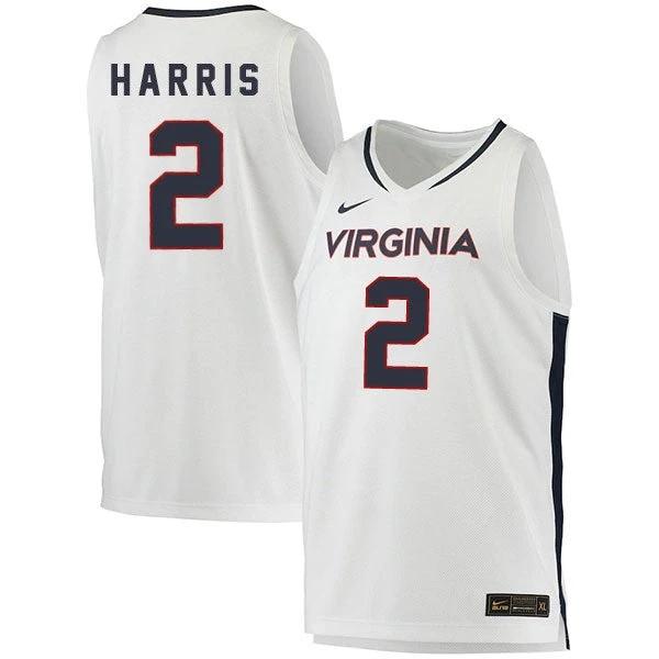 Dante Harris Jersey #2 Virginia Cavaliers College Basketball Stitched White by My store basketball