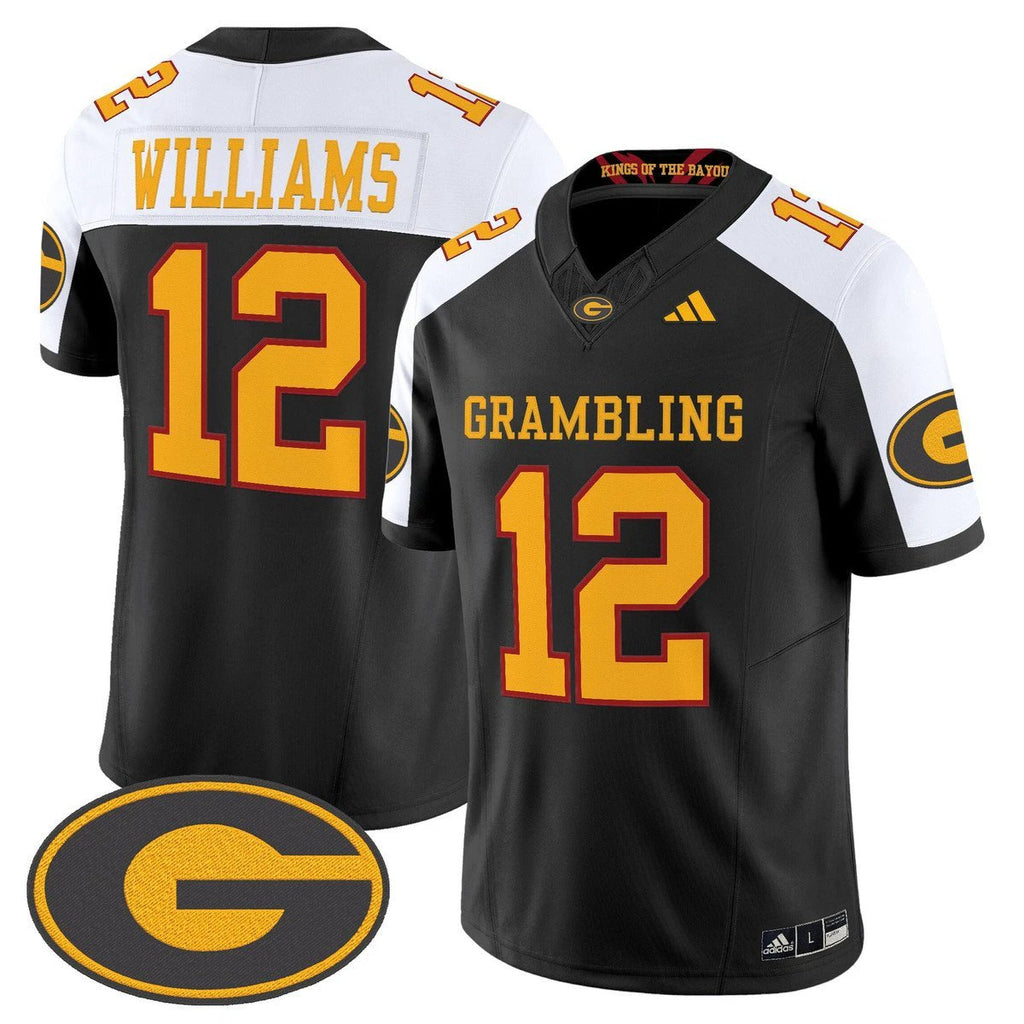 Doug Williams Jersey #12 Grambling Tigers 2025 Vapor Limited Stitched Black Alter by My Store NCAA Football Jerseys