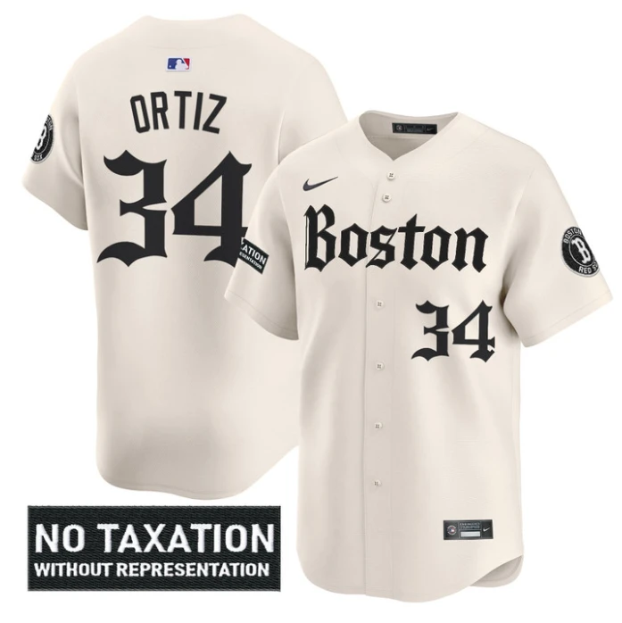 David Ortiz Jersey #34 Boston Red Sox Retro Newspaper Edition Vapor Premier Limited Stitched by My Store