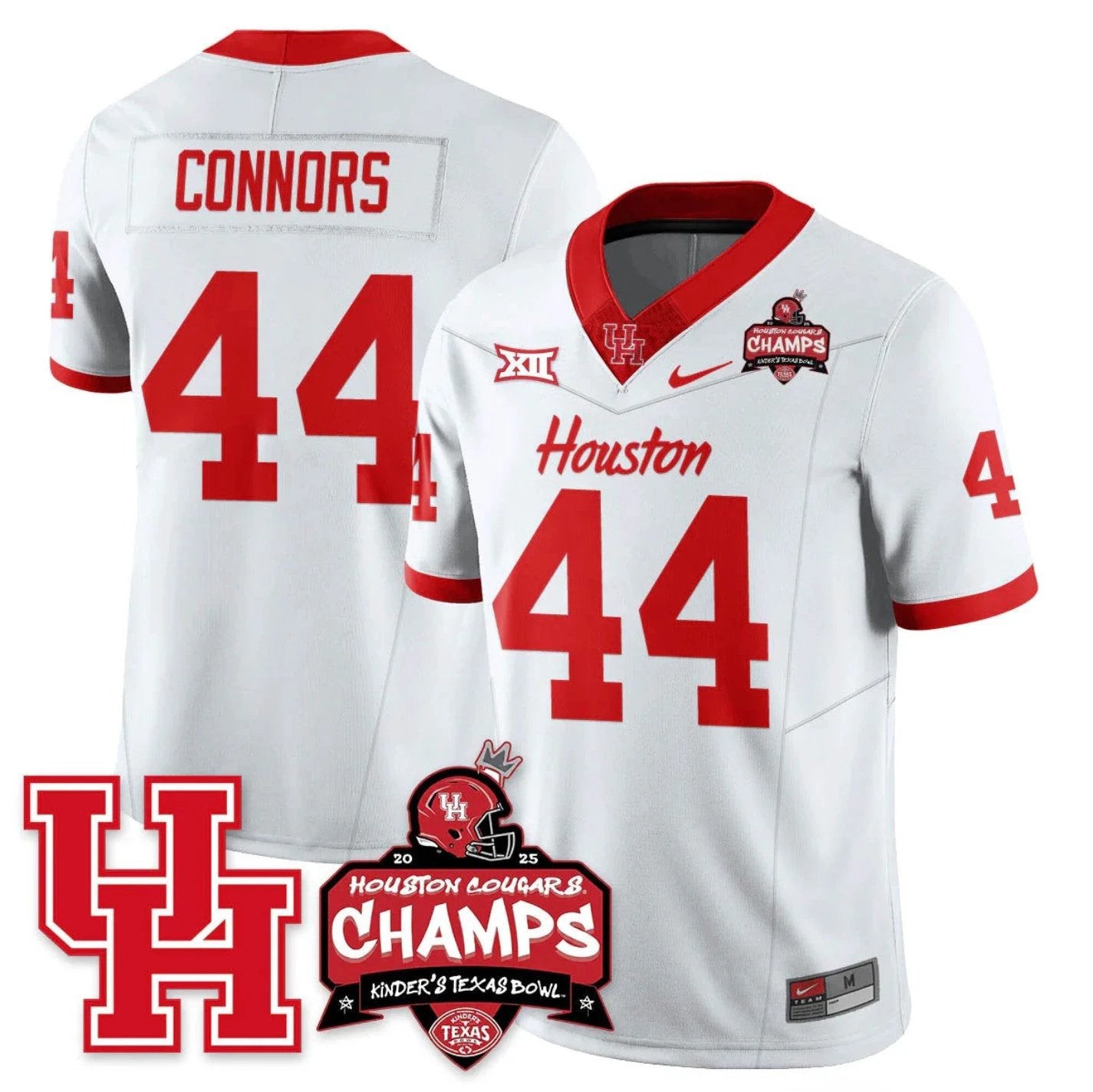Dean Connors Jersey #44 Houston Cougar 2025 Texas Bowl Champions Stitched by My Store NCAA Football Jerseys