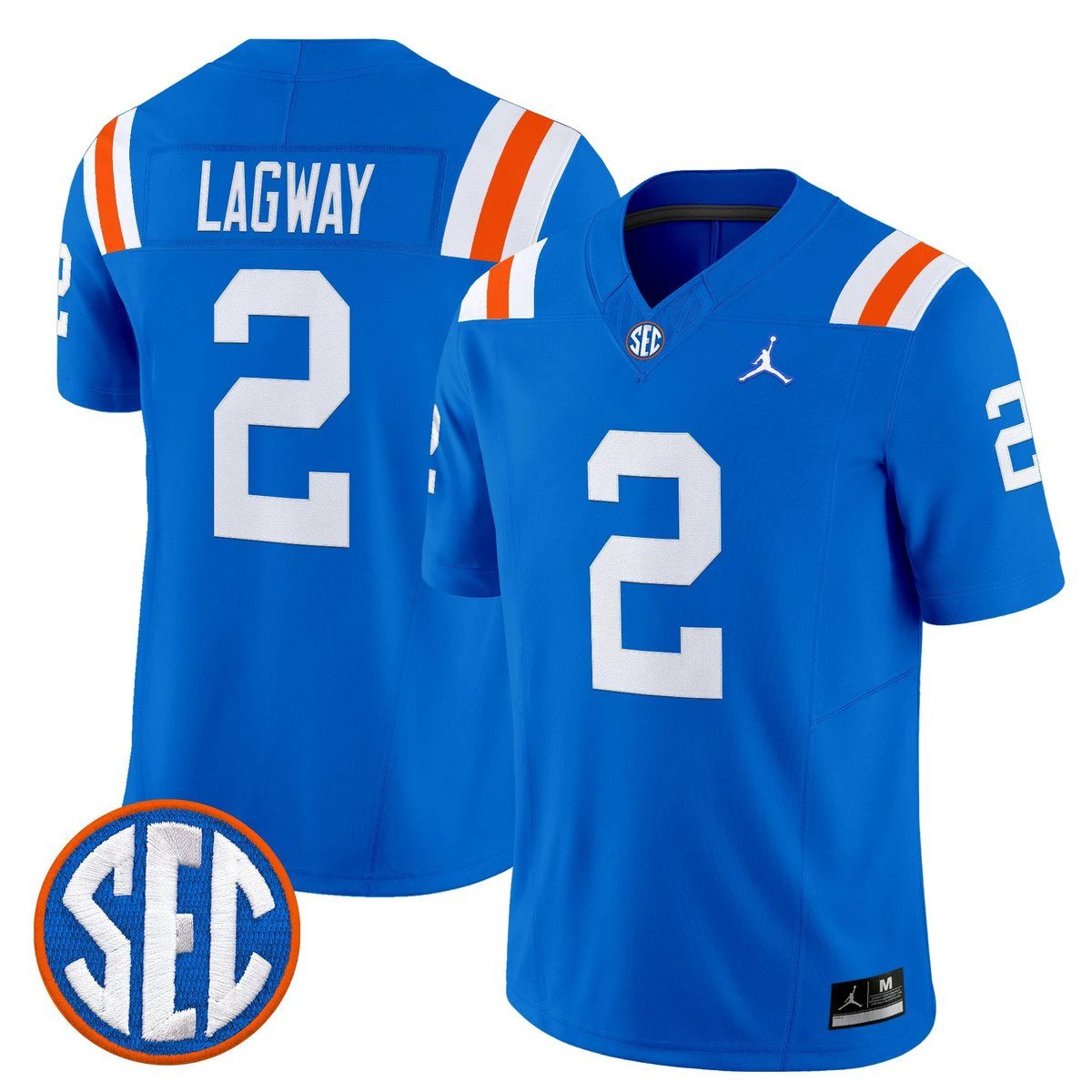 DJ Lagway Jersey #2 Florida Gators 1960s Throwback Vapor Limited by My Store NCAA Football Jerseys