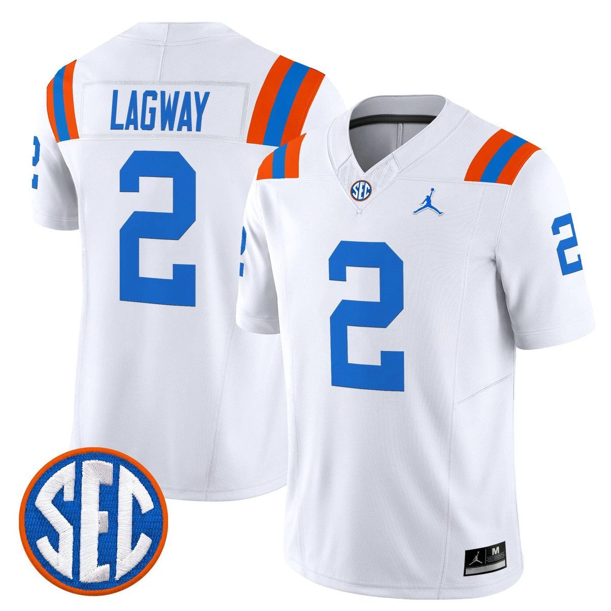 DJ Lagway Jersey #2 Florida Gators 1960s Throwback Vapor Limited by My Store NCAA Football Jerseys