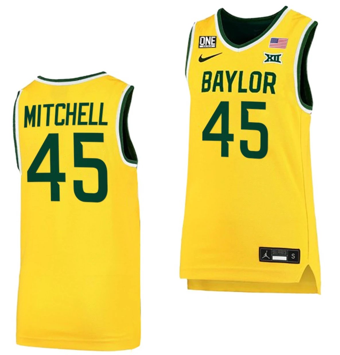 Davion Mitchell Jersey Baylor Bears College Basketball #45 by My store basketball