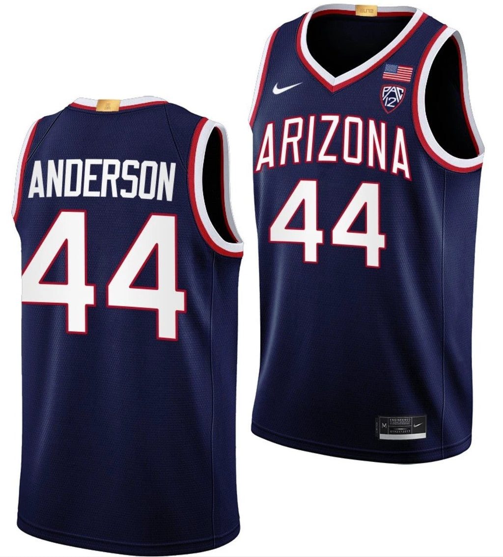 Dylan Anderson Jersey Arizona Wildcats College Basketball Limited #44 by My store basketball