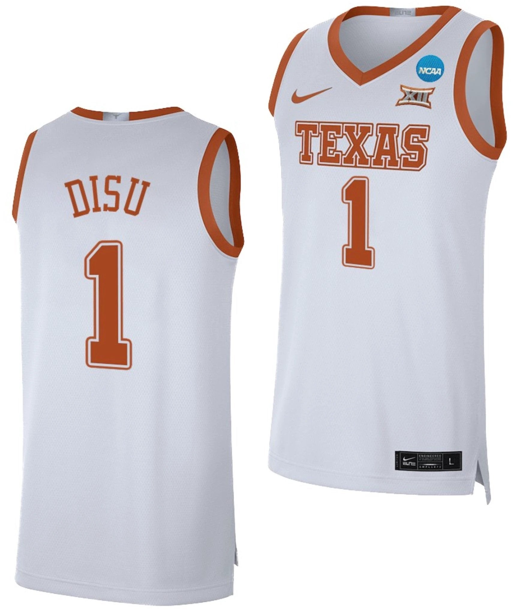 Christian Bishop Jersey Texas Longhorns College Basketball 2023 NCAA March Madness White #32 by My store basketball