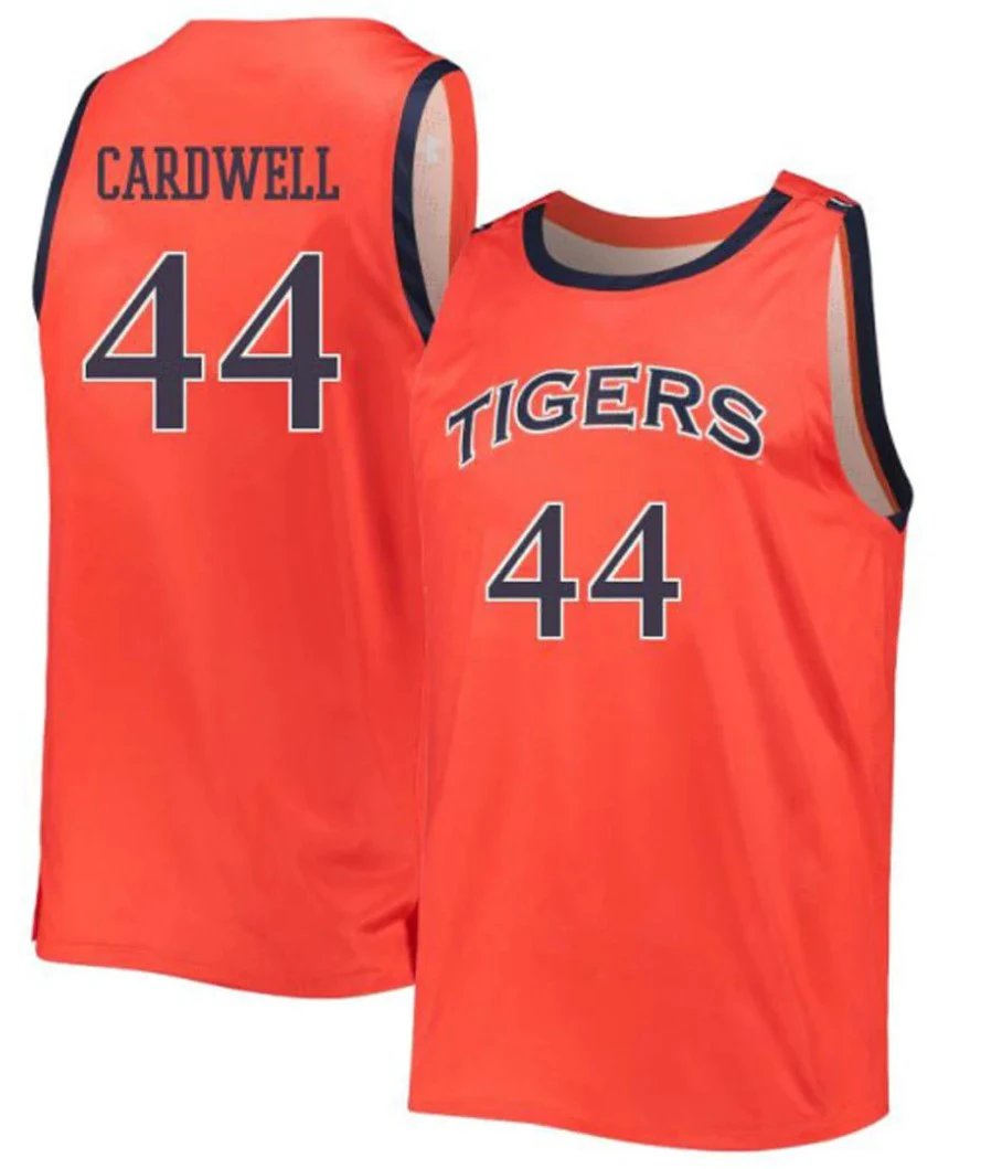 Dylan Cardwell Jersey Auburn Tigers College Basketball #44 by My store basketball