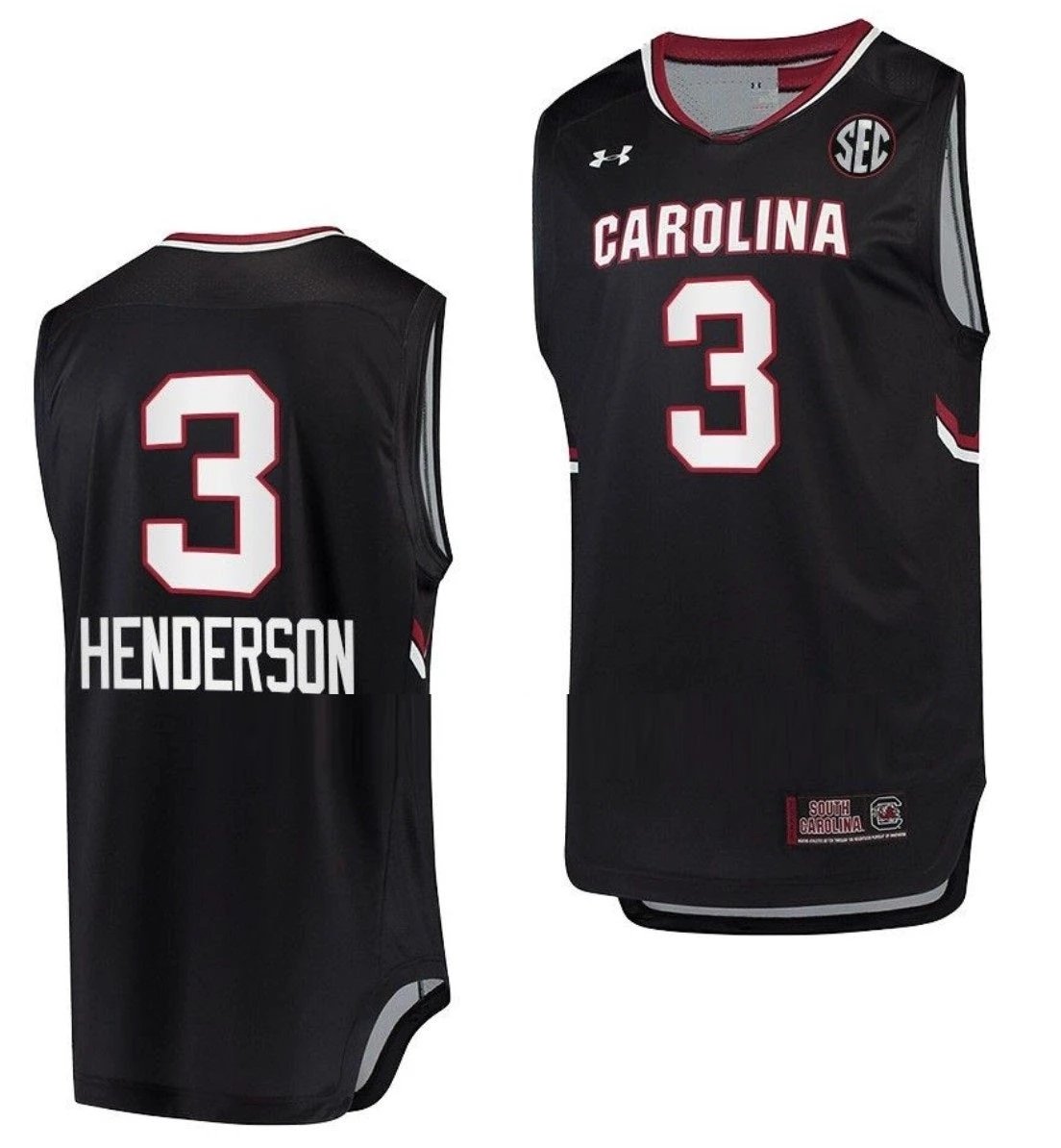 Destanni Henderson Jersey South Carolina Gamecocks Jersey College Basketball Black #3 by My store basketball