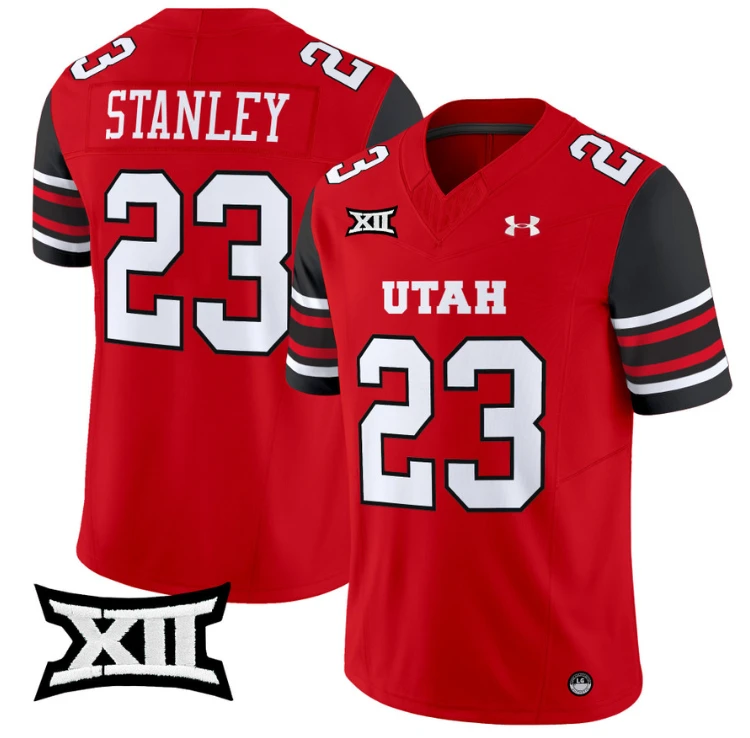 Dijon Stanley Jersey #23 Utah Utes Vapor Limited College Football Stitched Red by My Store