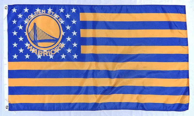 Golden State Warriors Flag-3x5FT Banner-100% polyester by flagsshop