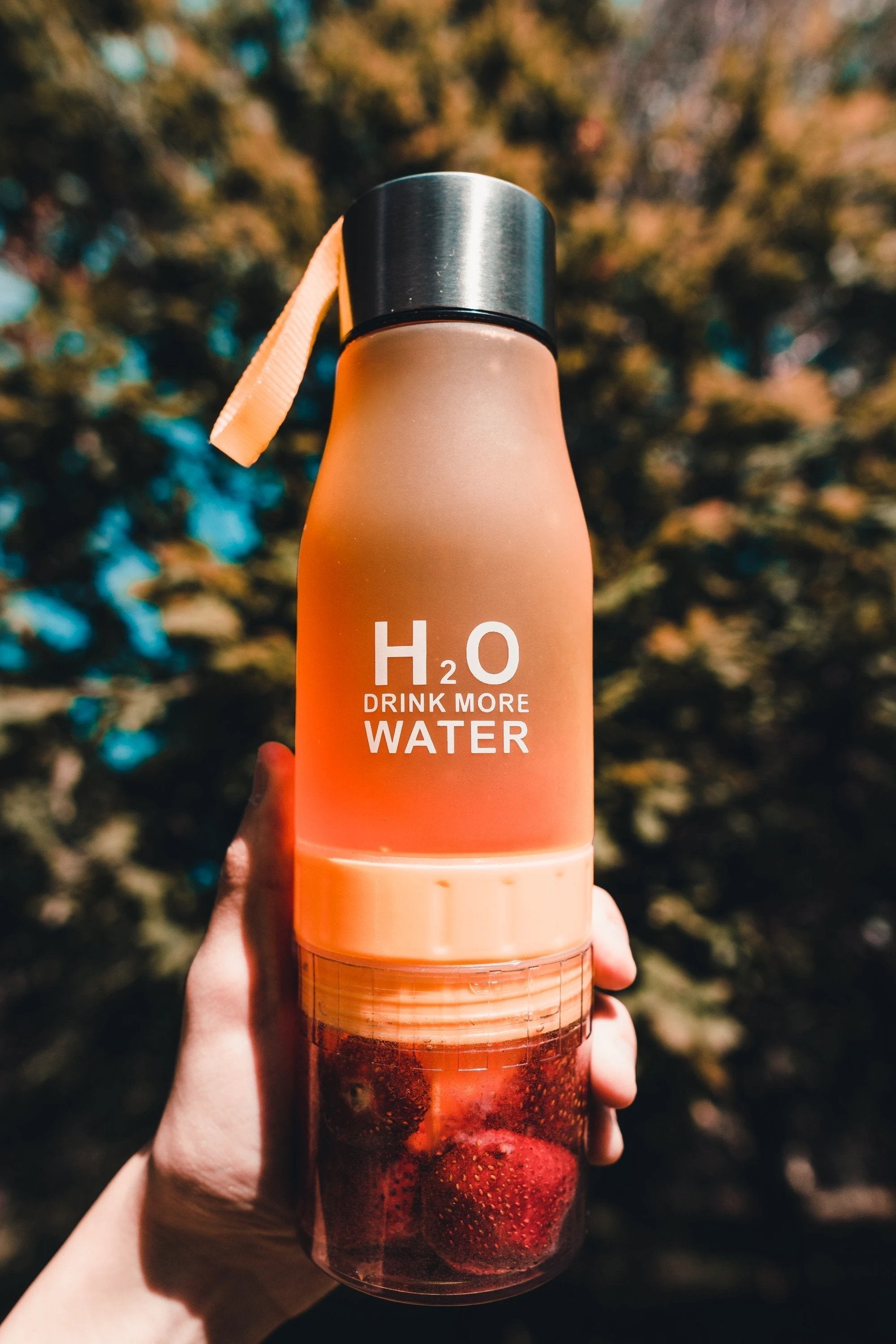 H²O Fruit Infusion Water Bottle by Bowlift
