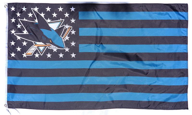 NHL San Jose Sharks Flag-3x5FT Banner-100% polyester by flagsshop