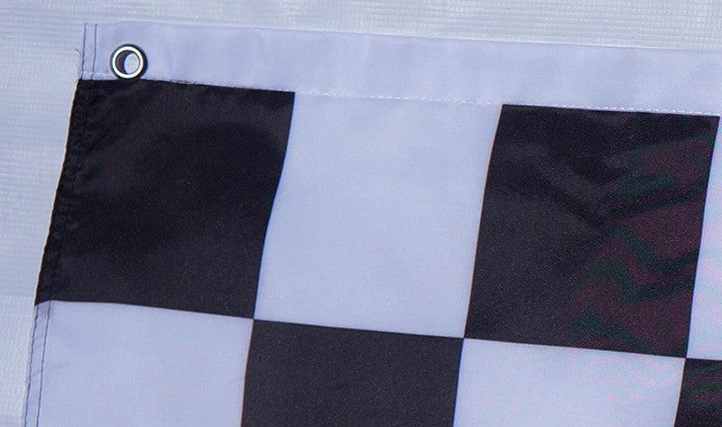 Kawasaki Checkered Flag-3x5 FT-100% polyester Banner by flagsshop