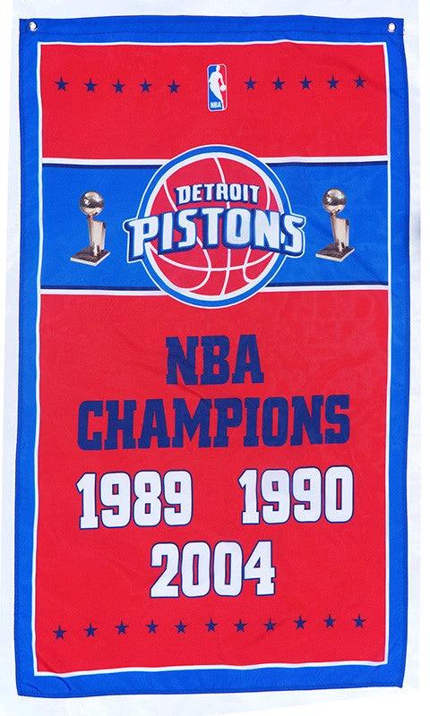Detroit Pistons Flag-3x5FT Banner-100% polyester by flagsshop