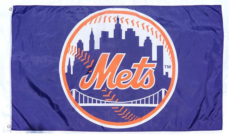 New York Mets Flag-3x5FT Banner-100% polyester by flagsshop