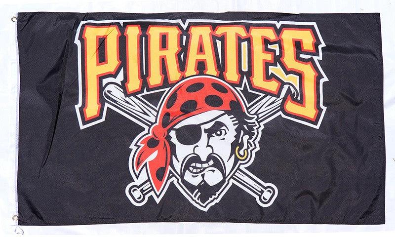 Pittsburgh Pirates Flag-3x5FT Banner-100% polyester by flagsshop
