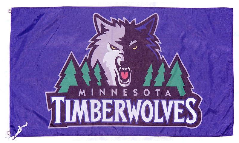 Minnesota Timberwolves Flag-3x5FT Banner-100% polyester by flagsshop
