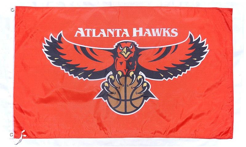 Atlanta Hawks Flag-3x5 FT atl hawks Banner-100% polyester by flagsshop