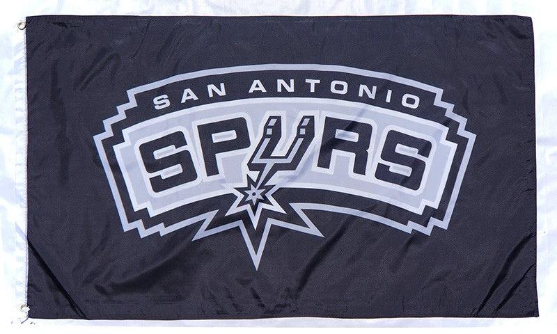 San Antonio Spurs Flag-3x5FT Banner-100% polyester by flagsshop