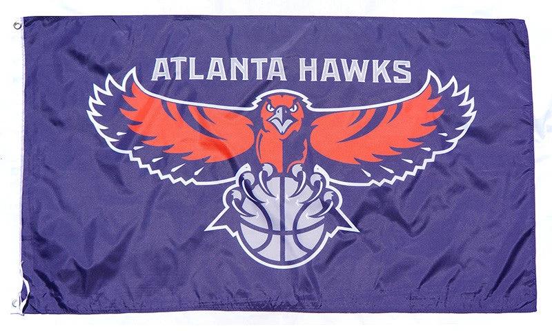 Atlanta Hawks Flag-3x5 FT atl hawks Banner-100% polyester by flagsshop