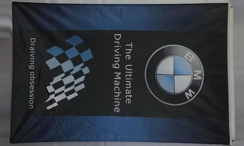 BMW M Flag-3x5FT M3 BMW-100% polyester BMW IIIM Banner by flagsshop