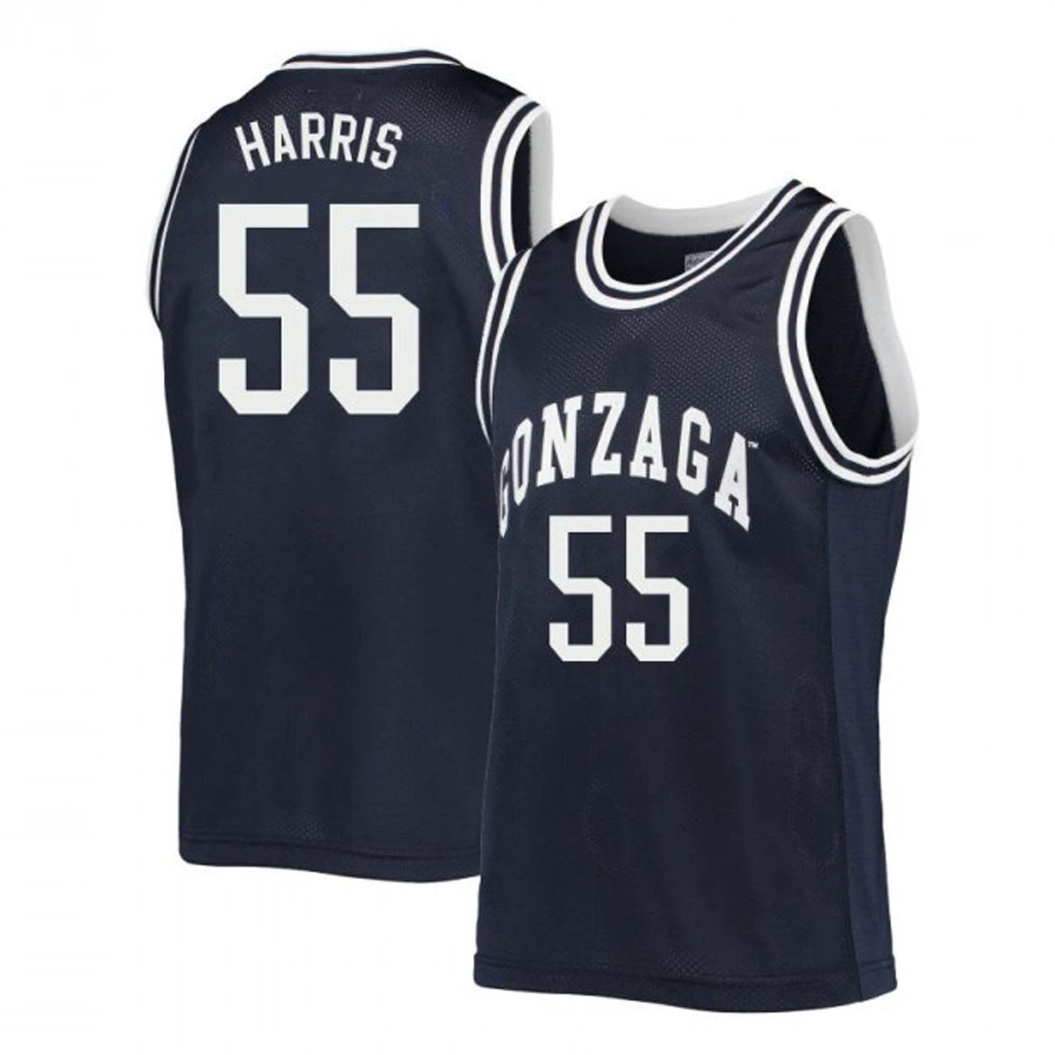 Dominick Harris Jersey Gonzaga Bulldogs College Basketball Navy #551 by My store basketball