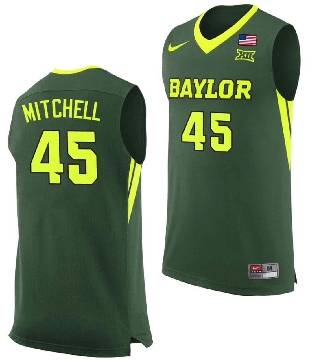 Davion Mitchell Jersey Baylor Bears College Basketball #45 by My store basketball
