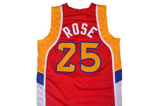 Derrick Rose Jersey #25 Mcdonald's All American College Basketball Red by My store basketball