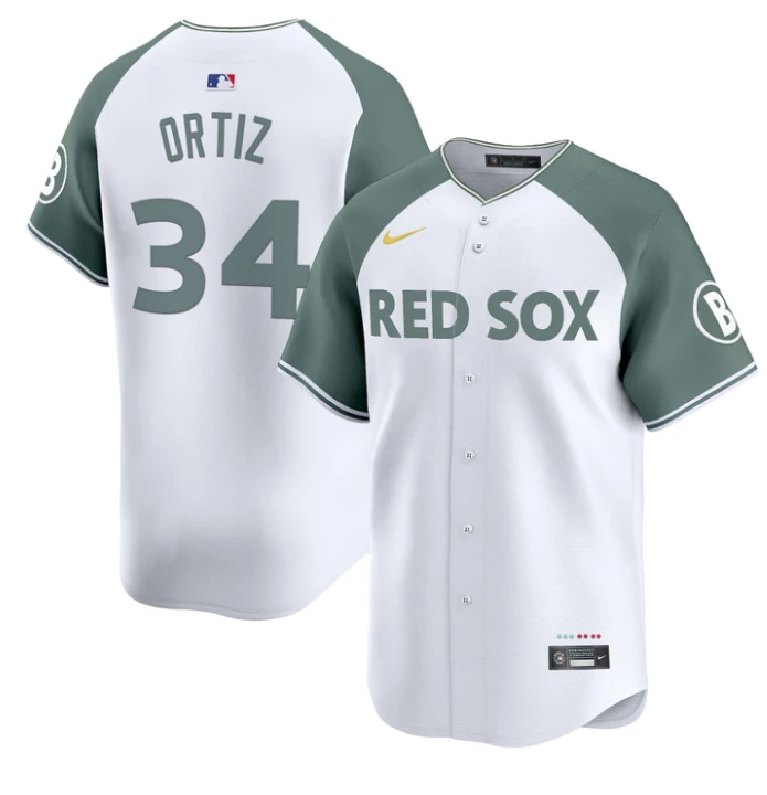 David Ortiz Jersey #34 Boston Red Sox 2025 City Connect Vapor Premier Limited Stitched Navy by My Store