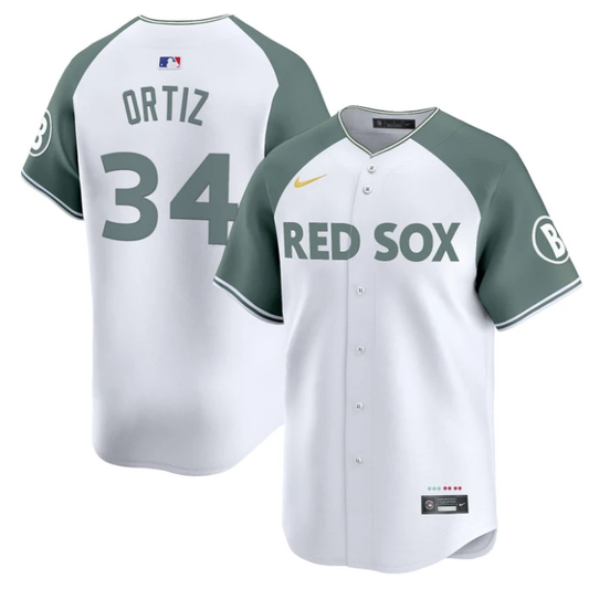 David Ortiz Jersey #34 Boston Red Sox 2025 City Connect Vapor Premier Limited Stitched Navy by My Store