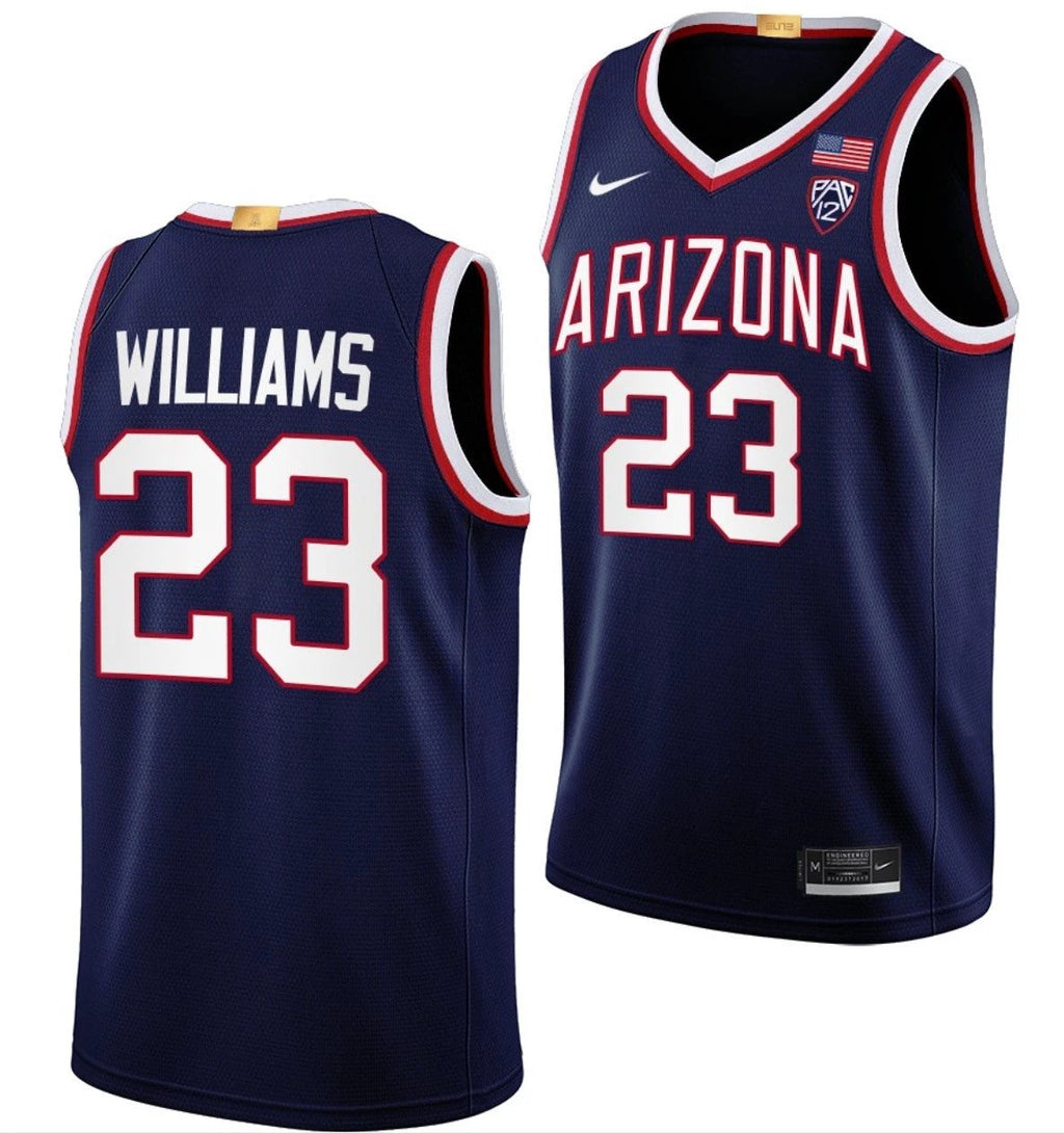 Derrick Williams Jersey Arizona Wildcats College Basketball Limited #23 by My store basketball
