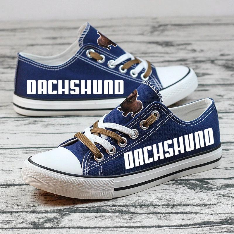Dachshund Canvas Sneakers Shoes For Men Women Fans by Crocs