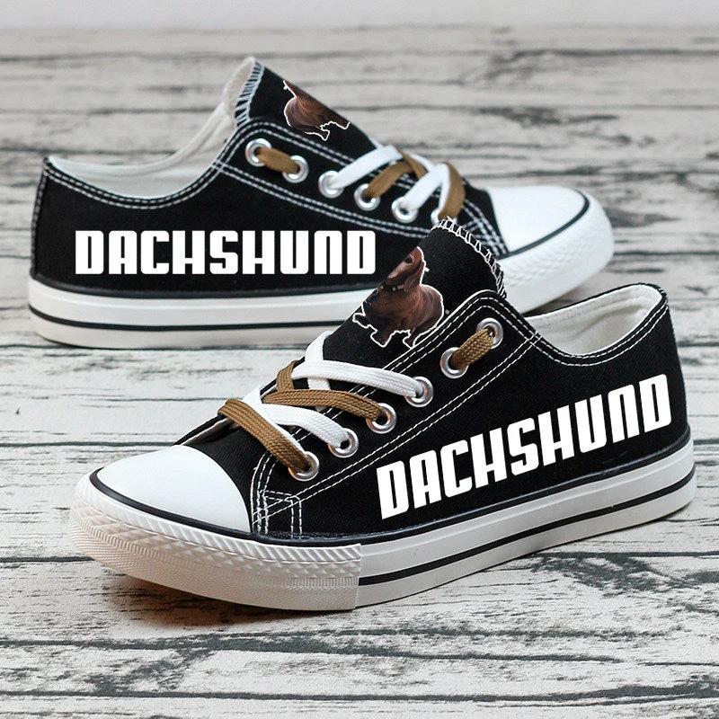 Dachshund Canvas Sneakers Shoes For Men Women Fans by Crocs