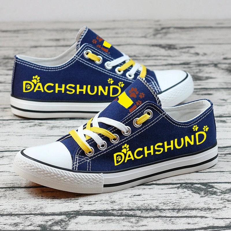 Dachshund Canvas Sneakers Shoes For Men Women Fans by Crocs