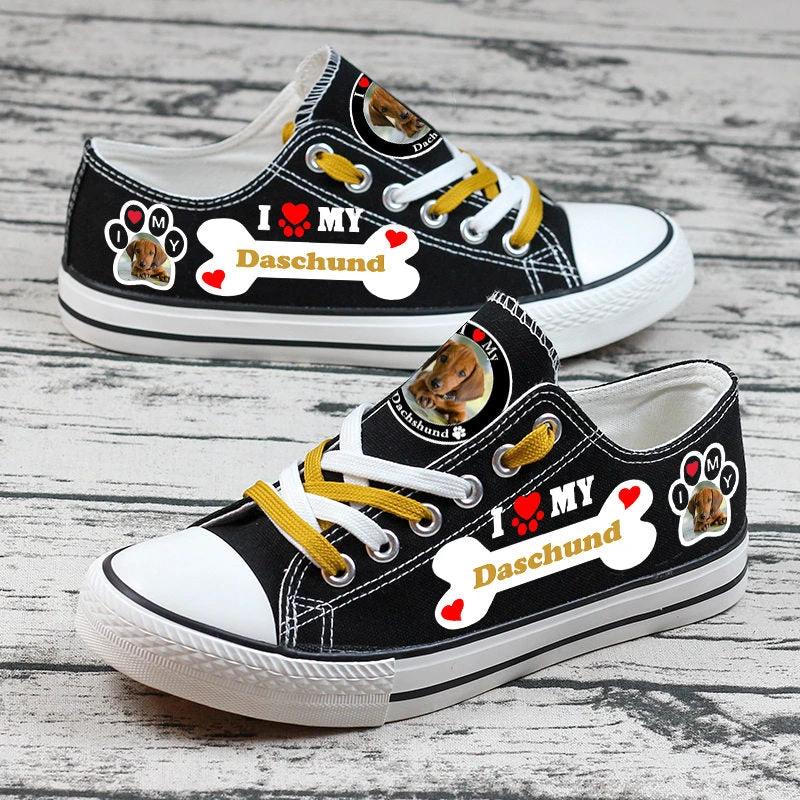 Dachshund Canvas Sneakers Shoes For Men Women Fans by Crocs