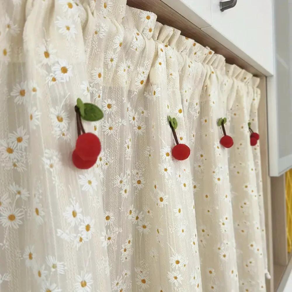 Daisy Breeze Cabinet Curtain by Casa & Beyond