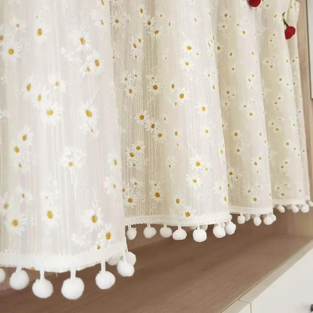 Daisy Breeze Cabinet Curtain by Casa & Beyond