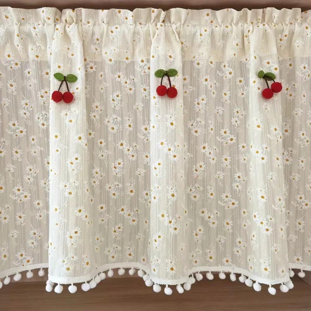 Daisy Breeze Cabinet Curtain by Casa & Beyond