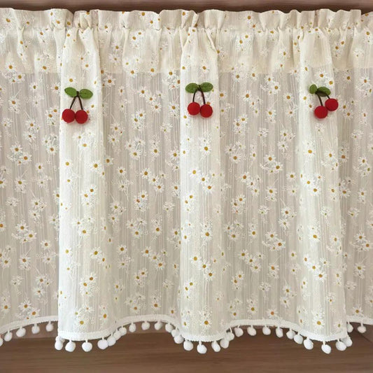 Daisy Breeze Cabinet Curtain by Casa & Beyond