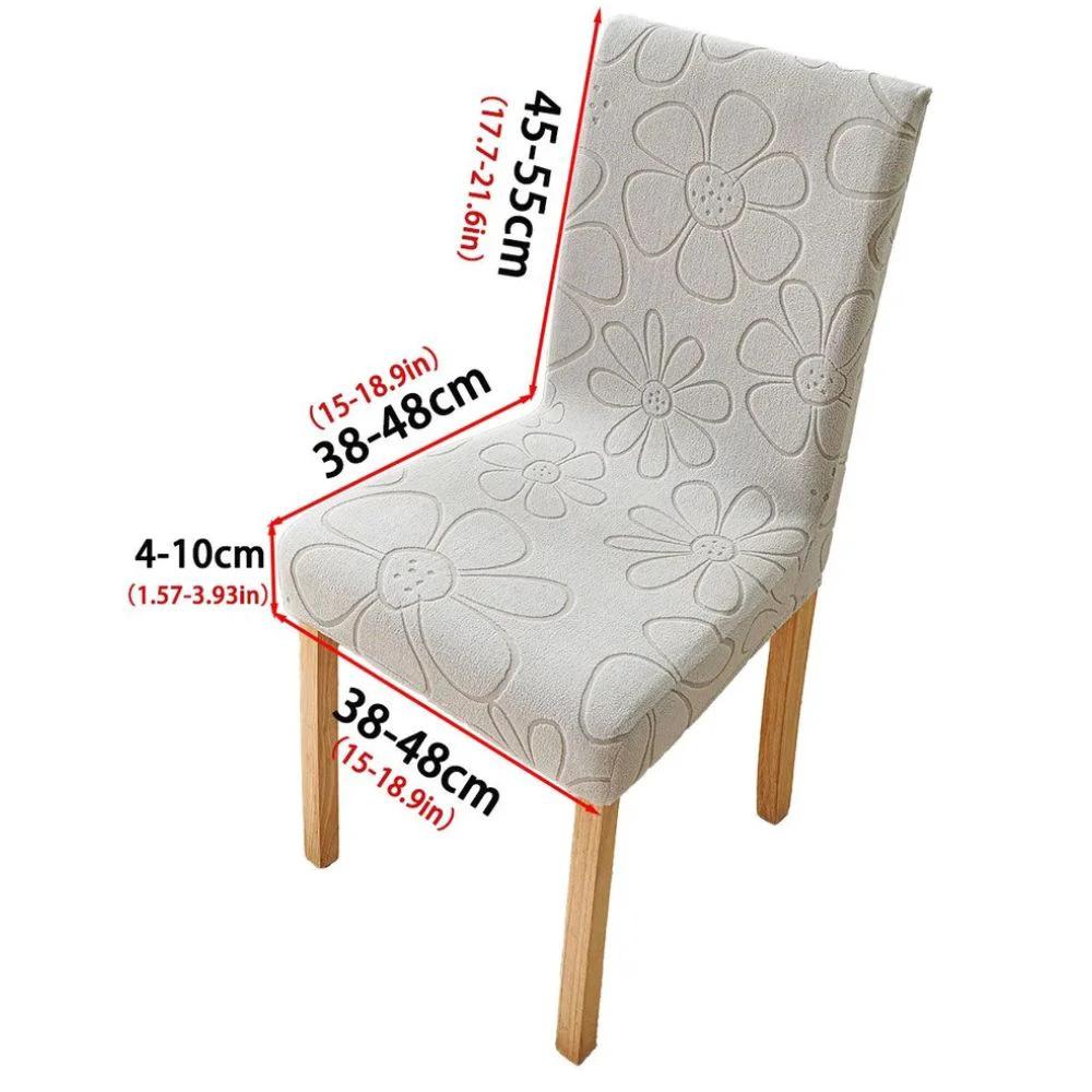 Daisy Stretch Dining Chair Cover by Casa & Beyond