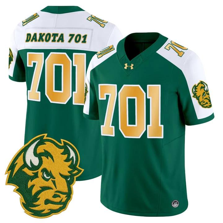 Dakota Jersey #701 North Dakota State Bison Vapor Limited Stitched Green Alter by My Store NCAA Football Jerseys
