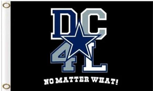 Dallas Cowboys 4L Flag 3X5 Ft Polyester Banner USA 90x150cm by flagsjustdoit