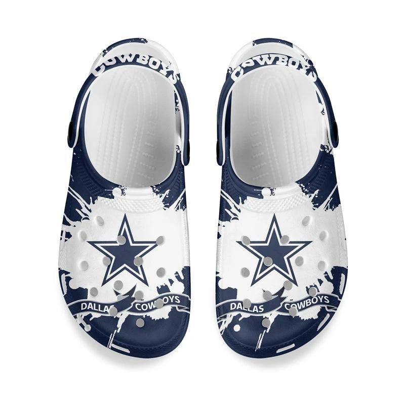 Dallas Cowboys Crocs Unisex Clogs Clog Shoes by Crocs