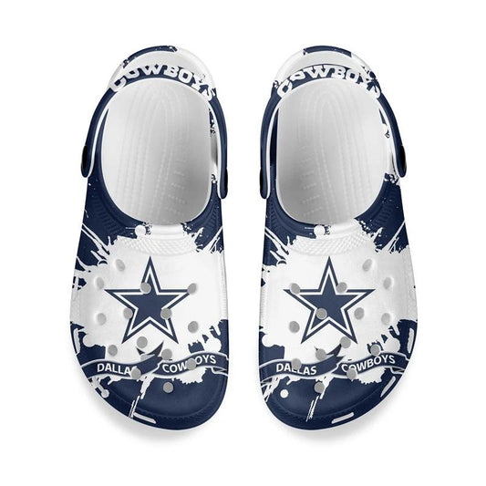 Dallas Cowboys Crocs Unisex Clogs Clog Shoes by Crocs