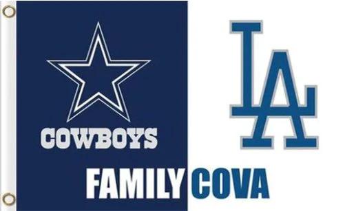 Dallas Cowboys FAMILY COVA Flag 3X5 Ft Polyester Banner USA 90x150cm by flagsjustdoit