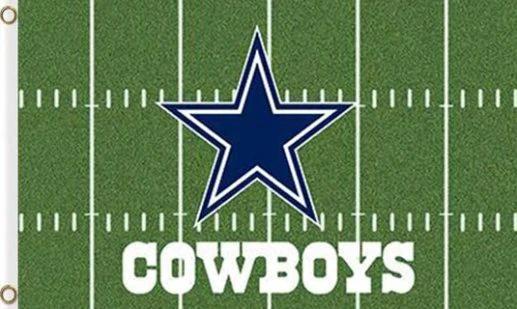 Dallas Cowboys Green Flag 3X5 Ft Polyester Banner USA 90x150cm by flagsjustdoit