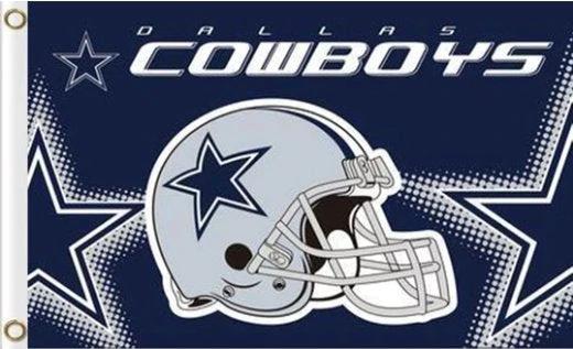Dallas Cowboys Helmet Flag 3X5 Ft Polyester Banner USA 90x150cm by flagsjustdoit