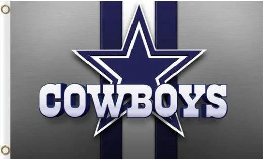 Dallas Cowboys Logo Flag 3X5 Ft Polyester Banner USA 90x150cm by flagsjustdoit